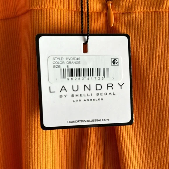 Ribbed orange slip dress. Beautiful and light! - Picture 7 of 7